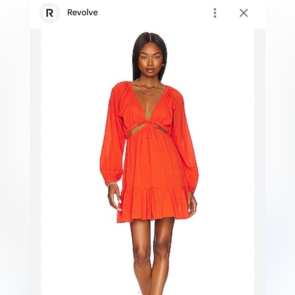 L*SPACE Feelin' fine dress poppy
